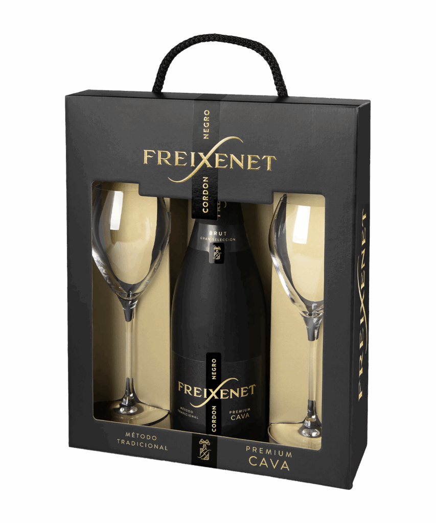 darilno-pakiranje-freixenet-cordon-negro-750ml-2-kozarca